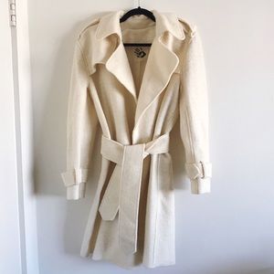 Norma Kamali Wool Trench Coat 💫